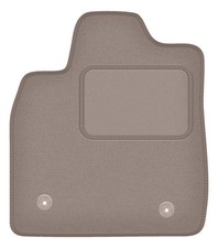 Fahrermatte Fußmatten Automatten Velours Beige für Ford Mustang Mach-e 2020-