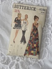 VTG 60s Butterick Sew Pattern 5782 Miss Eveni...