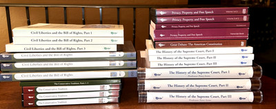 Lot of 5 Great Courses: Bill of Rights, Constitution, Supreme Court - Details