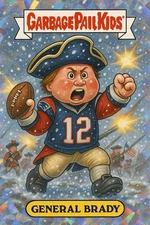 Custom GPK Brady Custom Card General Brady Tom Patriots New England