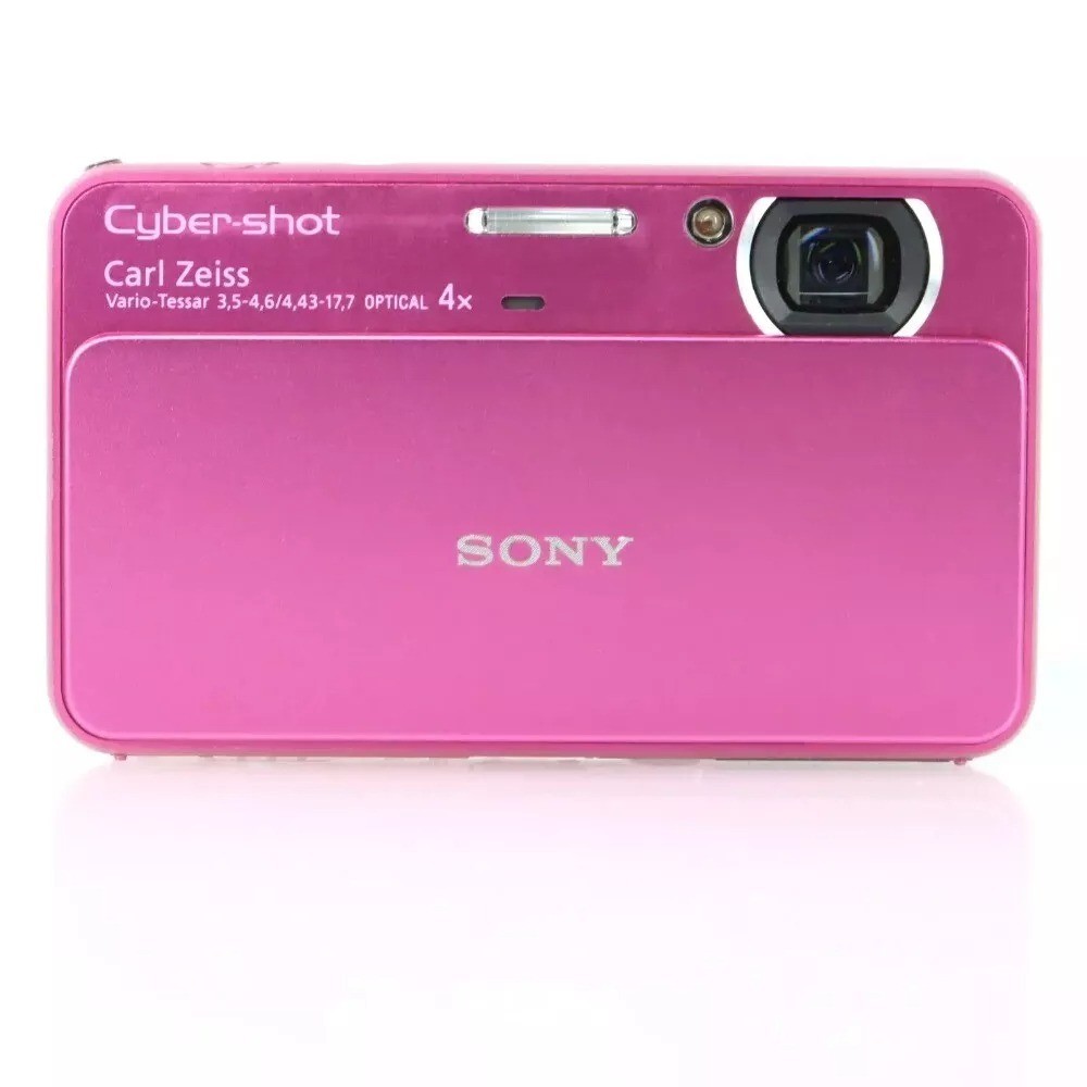 Sony Cyber Shot DSC-T99 CCD Digital Camera - Gold/Silver/Purple
