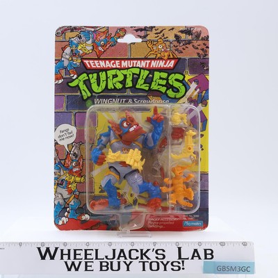 Wingnut & Screwloose Teenage Mutant Ninja Turtles TMNT 1990 Playmates NEW MOSC
