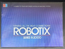 1985 Milton Bradley Robotix Series R-2000 Replacement Paper Building Guide Part