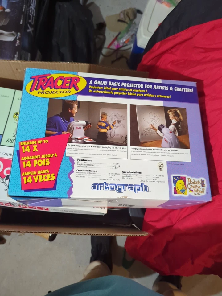 Artógrafo Trazador Proyector Arte Dibujo Diseño Trazado Ampliador 225-360 Funciona Foto 3 de 4