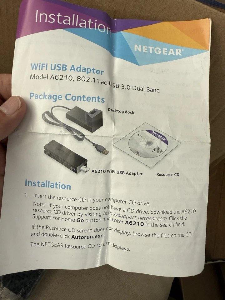 NETGEAR AC1200 Dual Band Smart WiFi USB Adapter , Missing Installation Disc - Image 4 of 4
