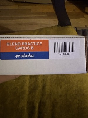 Abeka Blend Practice Cards B Homeschool Materials