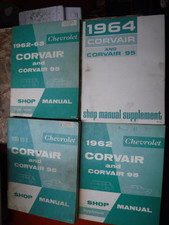 1961-64 Chevrolet Corvair 95 Factory Original Shop Manuals Service