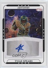2023 SAGE Artistry Auto Tyjae Spears #ART-TS Auto gp1