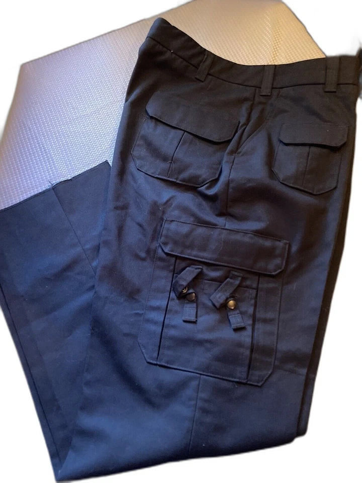 Horace Small Navy Blue EMS EMT Cargo Pants - Size 20Rx36 (40” Waist) Men’s. New - Image 2 of 4
