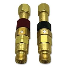 Quick Connect Set, Torch-to-Hose, Brass, QDB11/QDB12, Fuel Gas/Oxygen Western