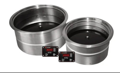 Cooktek 665001 14-3/4 Inch Round Induction Hot Food Well Drop-in with Timer