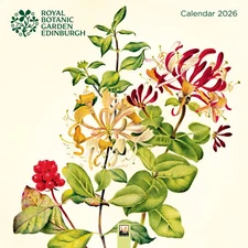 Flame Tree Publishing,  Royal Botanic Gardens Edinburgh 2026 Wall Calendar, 12''