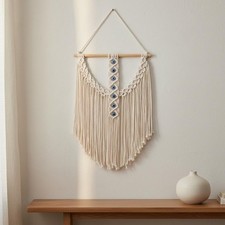 Protective Symbol Wall Hanging Easy to Hang Handwoven Tassel Wall Hanging