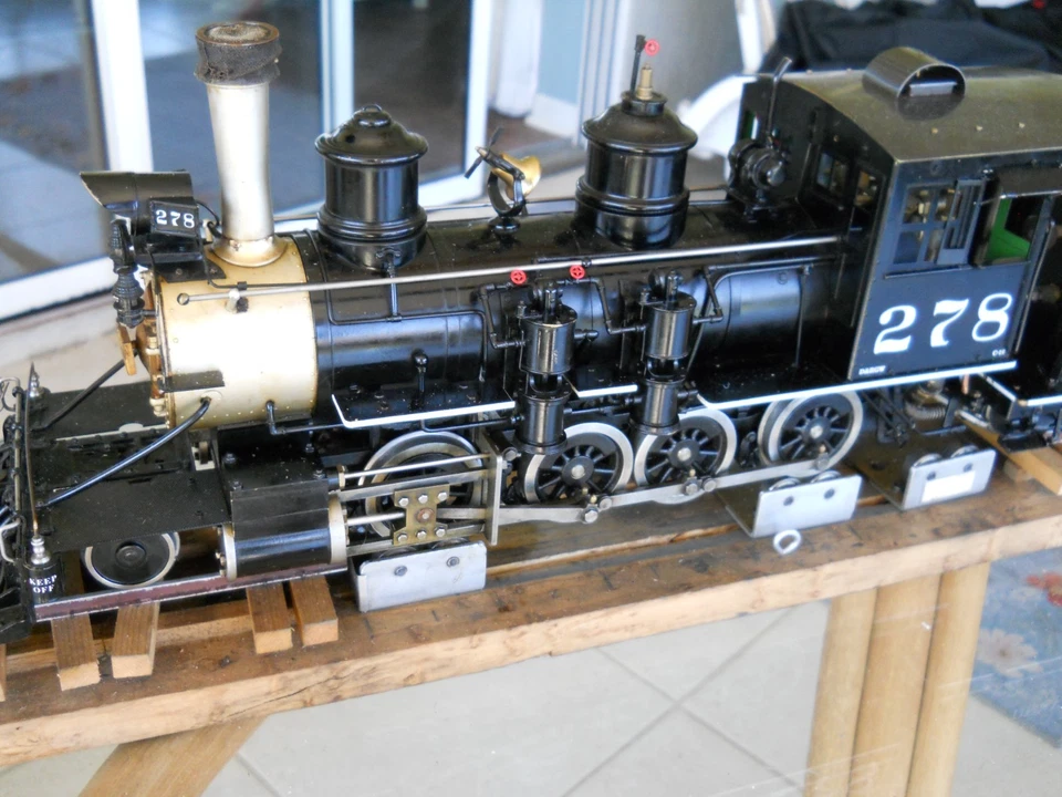 Accucraft C-16 Live Steam D&RGW 278 con cajas... Leer descripción Foto 2 de 4