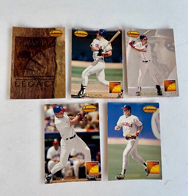 1994 Ted Williams  DAWNING LEGACY - TIM SALMON #158-#162  CALIFORNIA ANGELS