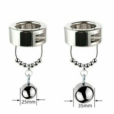 Penis Ball Enhancer Extender Stainless Steel Metal Ball Stretcher Weight Ring