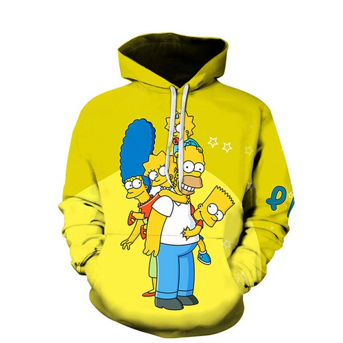 Cosplay The Simpsons Maggie Marge 3D Hoodies Homer Bart Sweatshirts Jacke Mäntel - Bild 40 von 42
