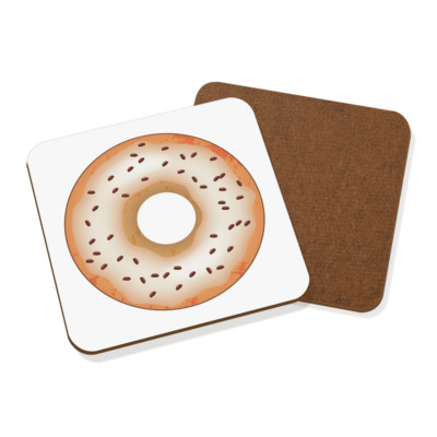 Kaffee Glasiert Donut Donut Untersetzer Getränke Matte - Lustiges Essen