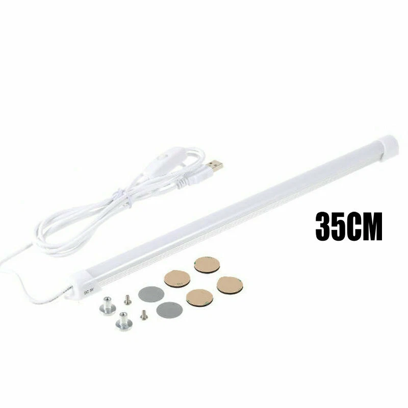 USB 35CM 24 SMD 5630 LED Rigid Strip Hard Bar Light on/Off Tube Lamp DC 5V - Image 4 of 4