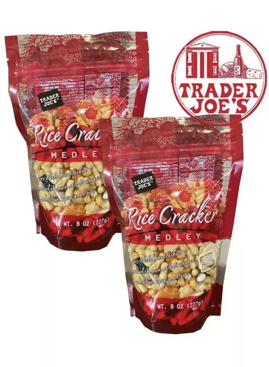 専用【original 10＋roasted rice 9 】newmix 2 Packs Trader Joe's Rice Cracker Snack Mix Medley Gluten