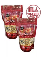 2 Packs Trader Joe's Rice Cracker Snack Mix Medley Gluten Free 8 oz Each Pack