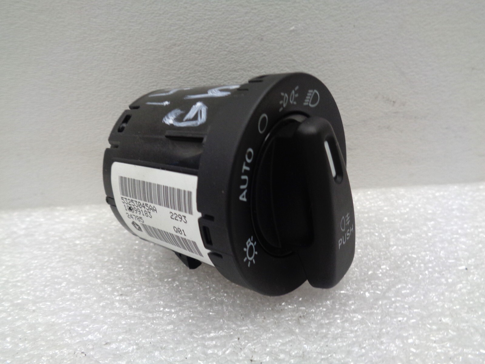 2014-2017 Maserati Ghibli Dash Headlight Lamp Control Switch OEM AK2308307