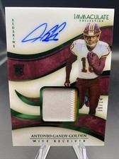 Antonio Gandy-Golden 2020 Panini Immaculate FOTL RPA Rookie Patch Auto /14