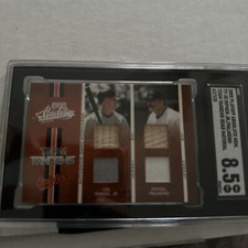 2005 absolute memorabilia baseball Ripken jr/Palmeiro SGC RATED 8.5 Tandem