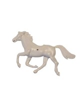 Vintage Western Town Playset Stagecoach Horse Loose White