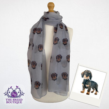 WIRE HAIRED DACHSHUND DOG PRINT LADIES SCARF NEW DESIGN SHAWL DOG DACHSHUND GIFT