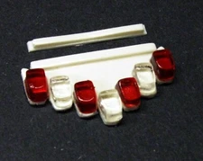 1:24 1:25 scale model resin red clear Vector lightbar fire ambulance police