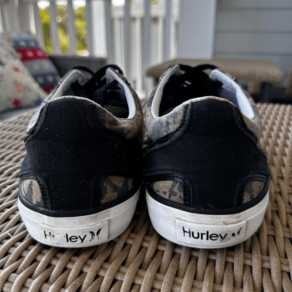 Hurley Kayo Lace Sneakers Men's 10.5 Camouflage Skater Y2K Grunge - Image 3 of 4