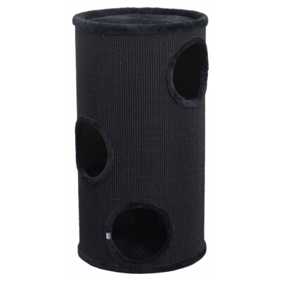 Europet Bernina Kratzbaum Dublin schwarz Katzen Kratztonne 40x40x76 cm