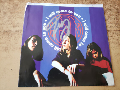 TAYLOR HANSON AUTOGRAPHED 1990s VG+ Hanson   I Will Come To You SLEEVE ONLY 45