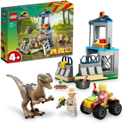 Jurassic Park La Fuga del Velociraptor Lego Hurassic Park 76957 4+