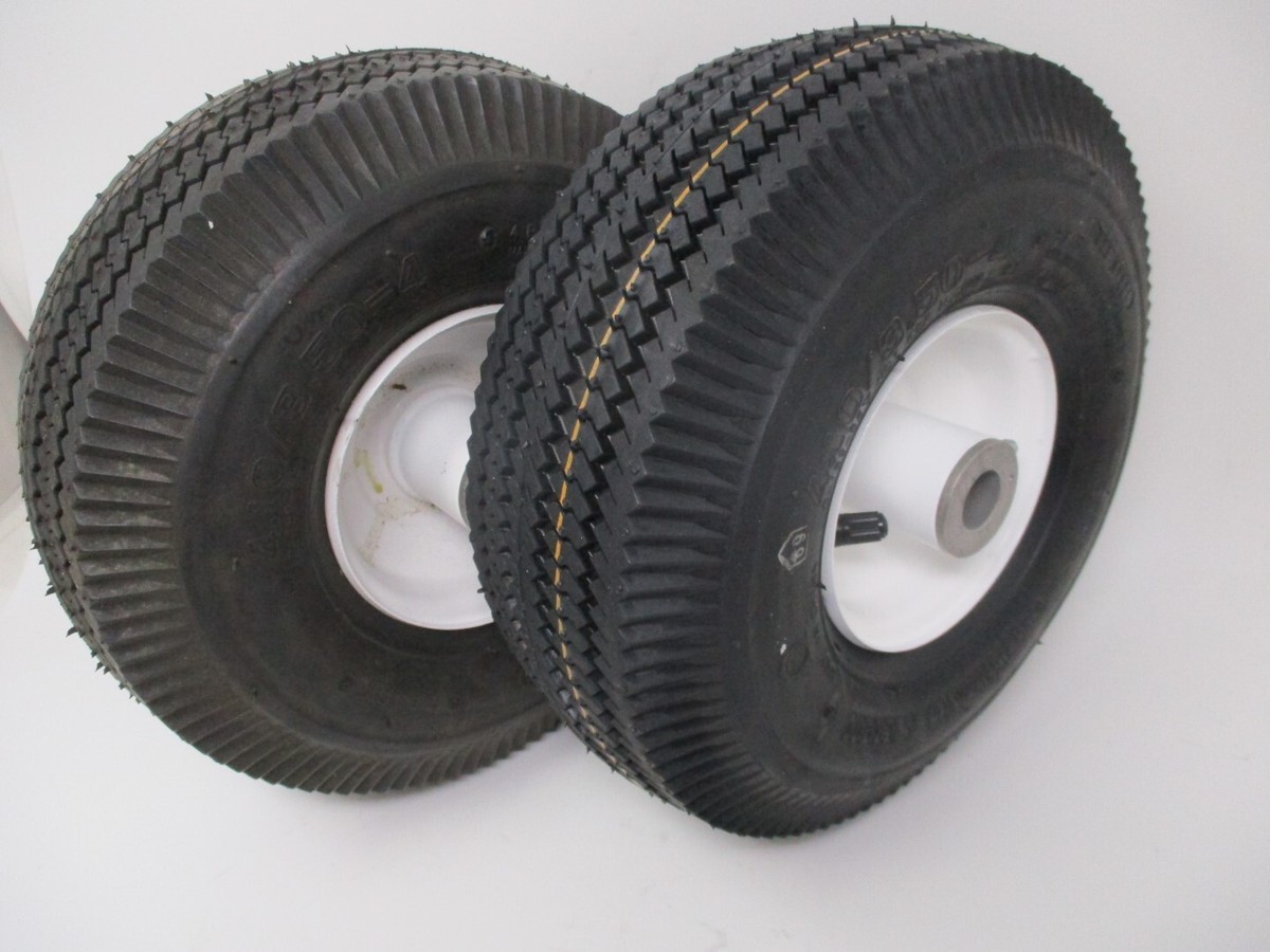 2 Genuine Toro 105-3471 Front Mower Deck Tire Wheel & Rim