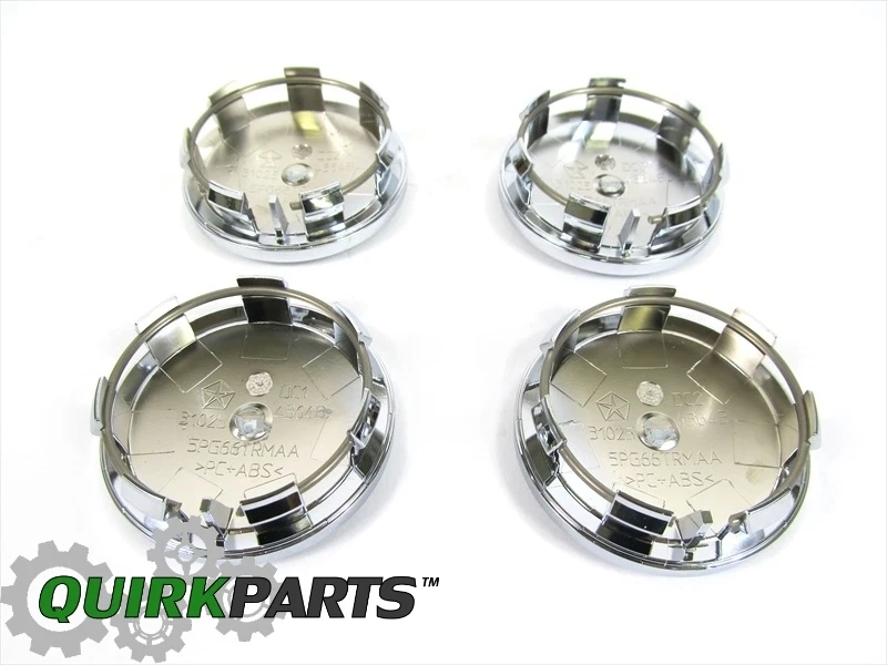 DODGE Challenger Charger 20x8 Ruedas 100 ANIVERSARIO JUEGO TAPAS CENTRALES MOPAR OEM Foto 4 de 4