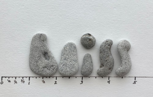 Insegna naturale a forma di lettera BLISS rocce spiaggia parola pietra ciottoli arte artigianato strega USA - Foto 10 di 11
