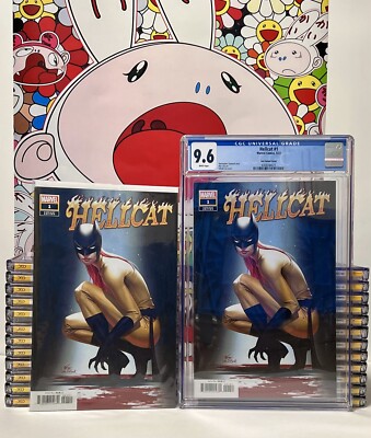 Hellcat #1 Comic CGC 9.8 +1 Raw 2 Book Lot InHyuk Lee Variant Cover