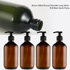 <!--F#f_0-->4Pcs 500ML Hand Pump Bathroom Liquid Soap Normal Dispenser Shampoo Bottle<!--F/-->