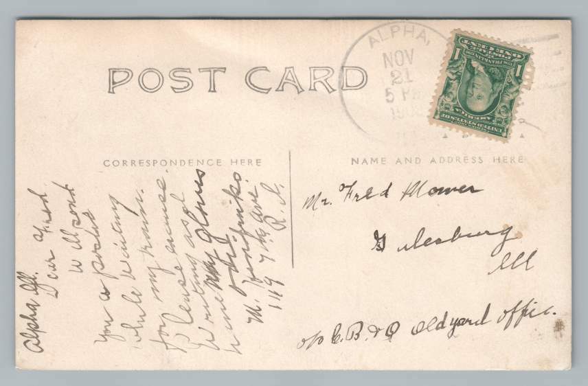 Lake Crescent ALPHA Illinois RPPC Antique Sail Boat Photo Henry County 1908 eBay