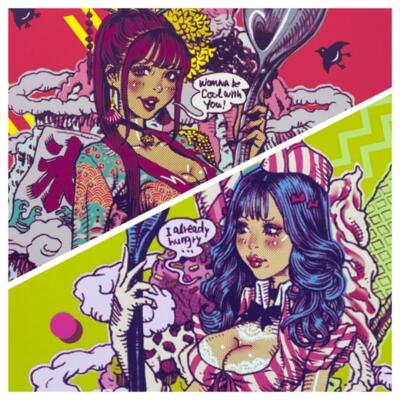 Rockin' Jelly Bean Capsuel Collection Silkscreen Poster Size: 560
