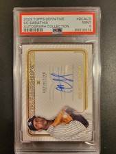 2023 Topps Definitive CC Sabathia #DCACS - Pop 1 - none higher - #14/25 - PSA 9
