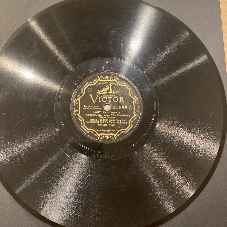 1929 JAZZ Nat Shilkret - Frank Baur VICTOR 21896 SOME SWEET DAY E+ - Image 4 of 4