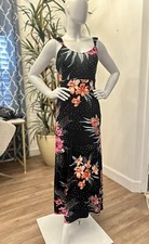 NWT Forever 21 Women Maxi Dress Thigh High Slit Size M/L 6/8 Spaghetti Strap NEW