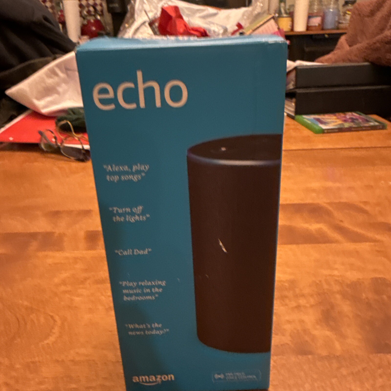 2nd Gen Echo Smart Speaker in Black - Alexa Voice Assistant  -image