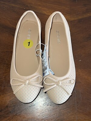 Girls Brown ballet flats size 1 New With Tag