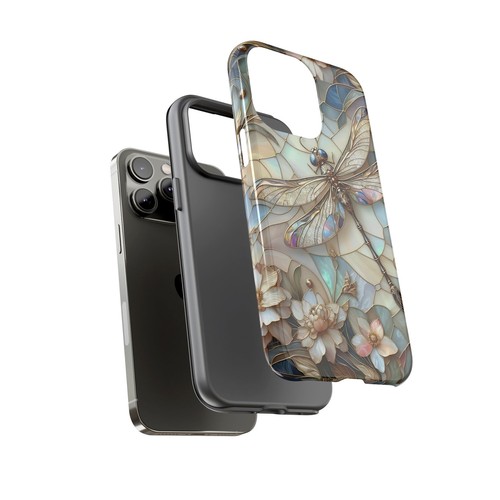 Luna Dragonfly Phone Case, Mother of Pearl Effect Phone Cover | X96 - 第 88/266 張圖片
