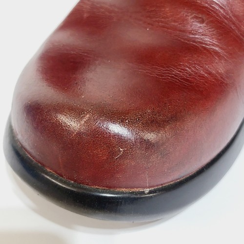 Ariat Sutter Clogs Womens Size 7 B Wide Maroon Leather ATS Soles Slip-On Loafers - Picture 8 of 15