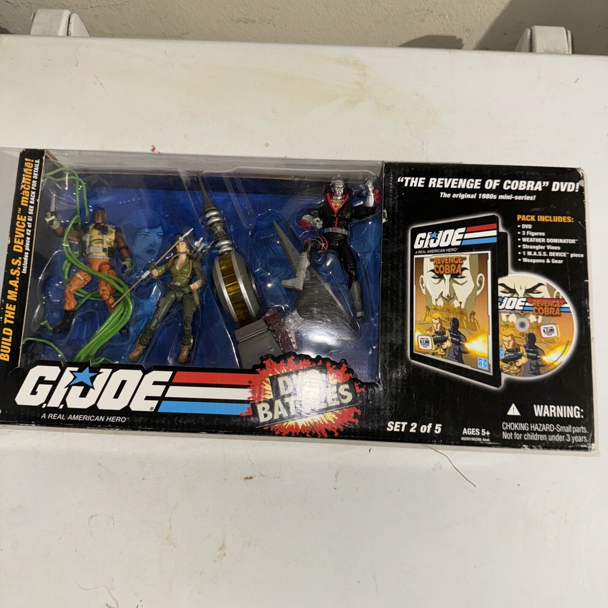 G.I. Joe DVD Battles Set 2 of 5 The Revenge of Cobra Sealed
